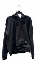 black hoodie w shotguns shots