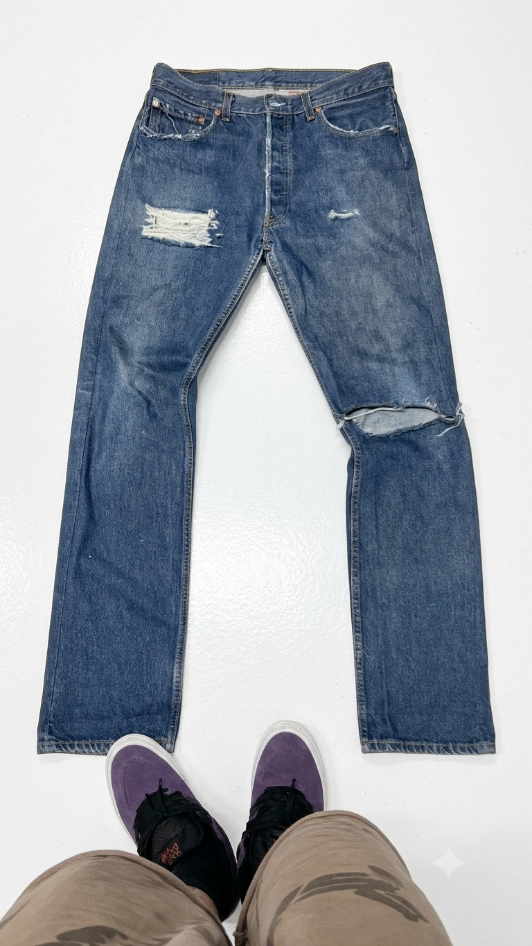 Levi’s jeans distressed